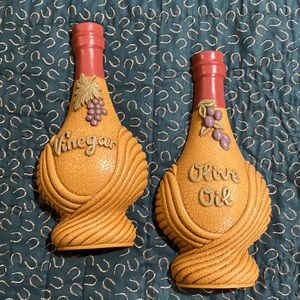 *** Vintage Olive Oil & Vinegar Plaques (CCO DAY price $12 ($10 when bundled)